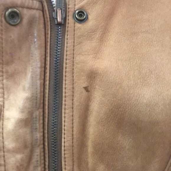 L Outbrook Vintage 80s Top Gun Look Bomber Jacket *Worn Distressed - Picture 3 of 8